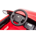 Elektrické autíčko - Land Rover Discovery - nelakované - červené